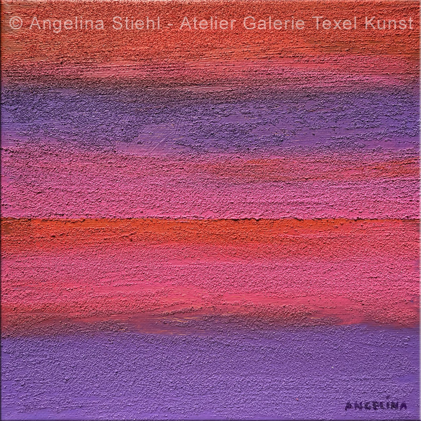 Kleurrijke schilderijen Texel door Texels beeldend kunstenaar Angelina Stiehl